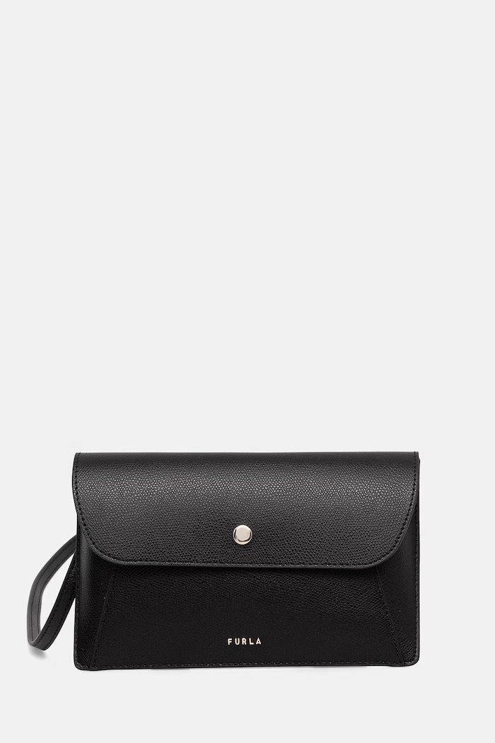 Furla kabelka typu shopper dámska kožená Lea M Tote WB01941.ARE000.O6000 čierna