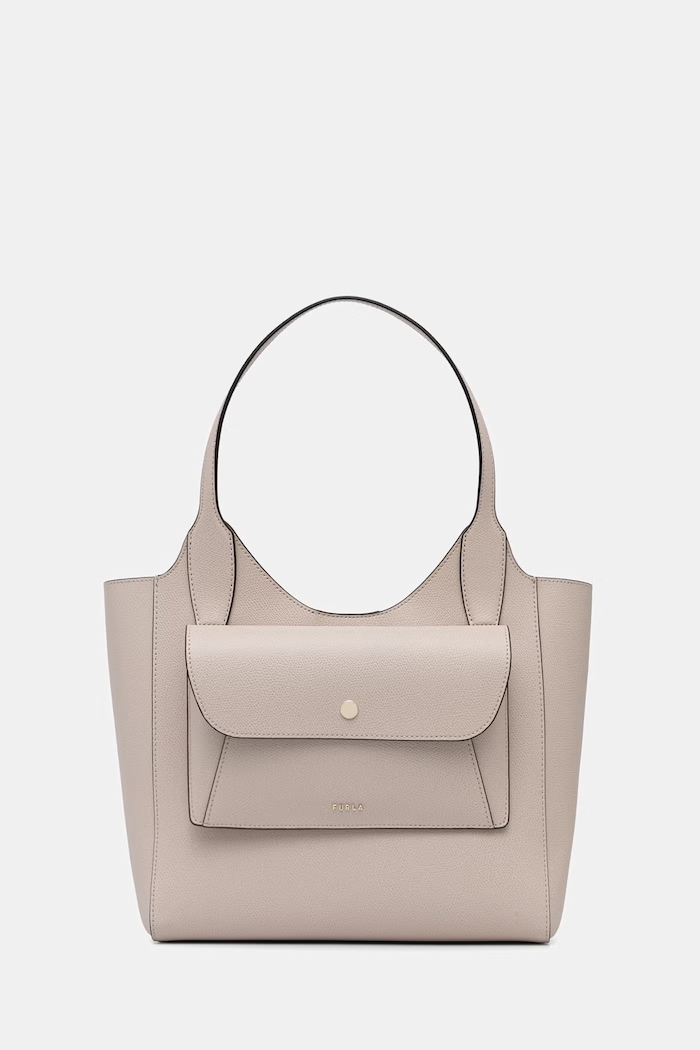 Furla listonoszka damska skórzana Lea S Tote beżowy WB02036.ARE000.LIN00