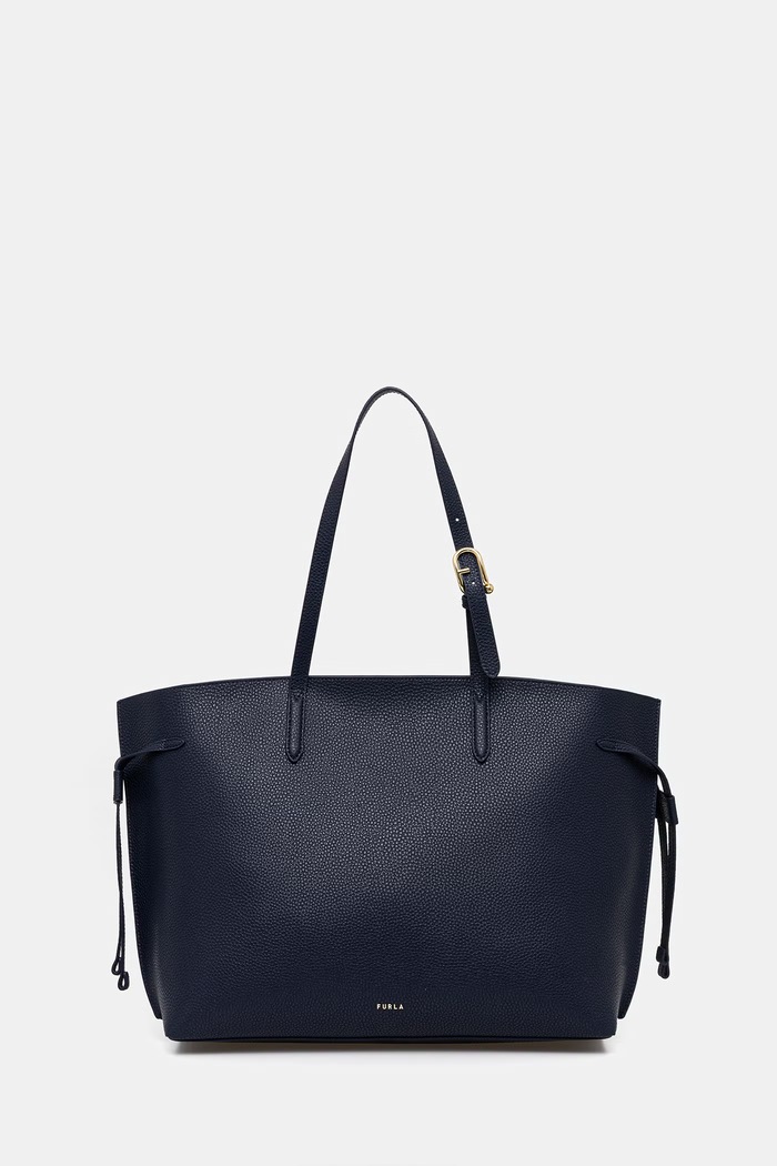 Furla geantă shopper pentru femei, din piele Ava L Tote bleumarin WB02059.BX4329.4858S