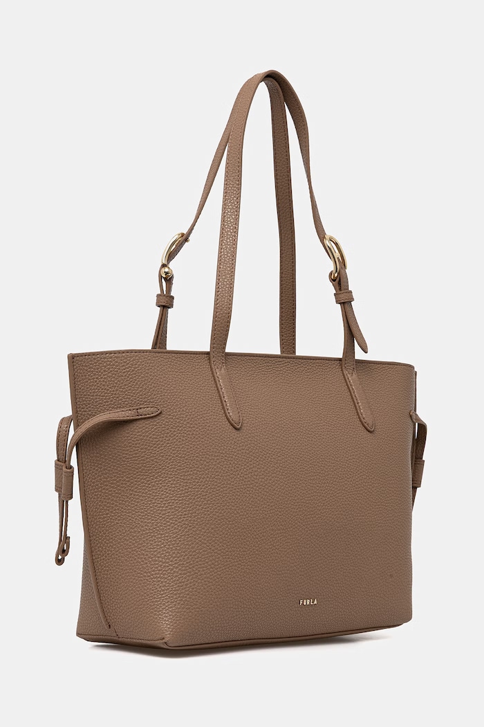 Furla tote bag pentru femei, din piele Ava M Tote WB02069.BX4329.4619S bej SS26