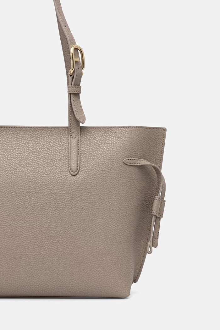Akcesoria Furla torebka shopper damska skórzana Ava M Tote WB02069.BX4329.4621S beżowy