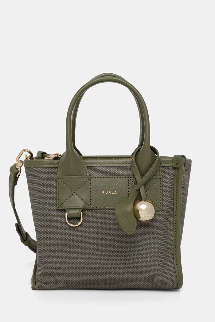 Furla torebka crossbody damska Divide It Mini Tote zielony WB02068.BX2093.4555S