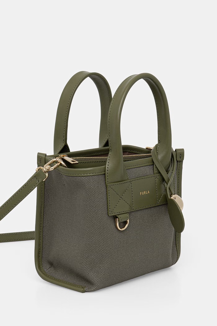 Furla torebka crossbody damska Divide It Mini Tote WB02068.BX2093.4555S zielony SS26