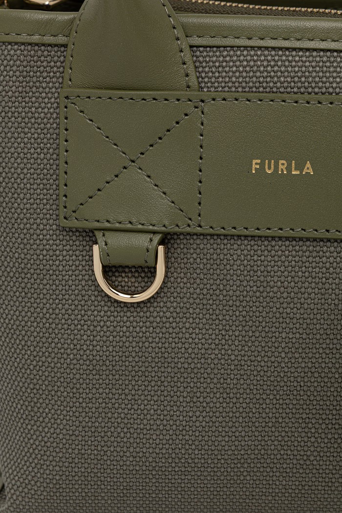 Furla torebka crossbody damska Divide It Mini Tote zielony WB02068.BX2093.4555S