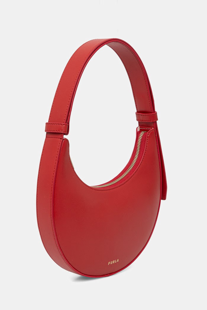 Furla klasična ženska usnjena torbica Deliza Mini Shoulder Bag WE00649.AX0733.4484S rdeča SS26