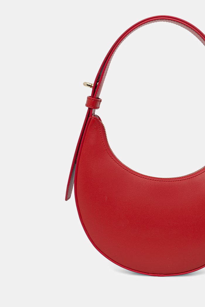Dodatki Furla klasična ženska usnjena torbica Deliza Mini Shoulder Bag WE00649.AX0733.4484S rdeča