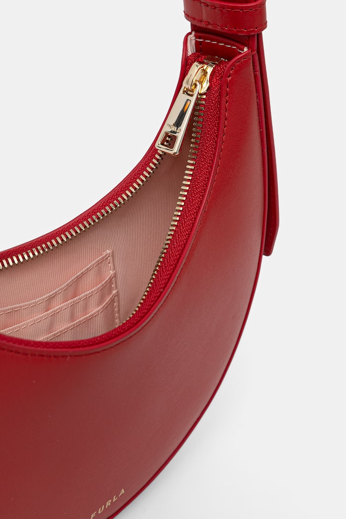 Furla klasična ženska usnjena torbica Deliza Mini Shoulder Bag WE00649.AX0733.4484S rdeča