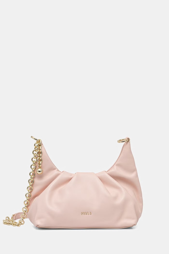 Furla crossbody torba za žene kožna Delia Mini Shoulder roza WE00837.BX2269.4355S
