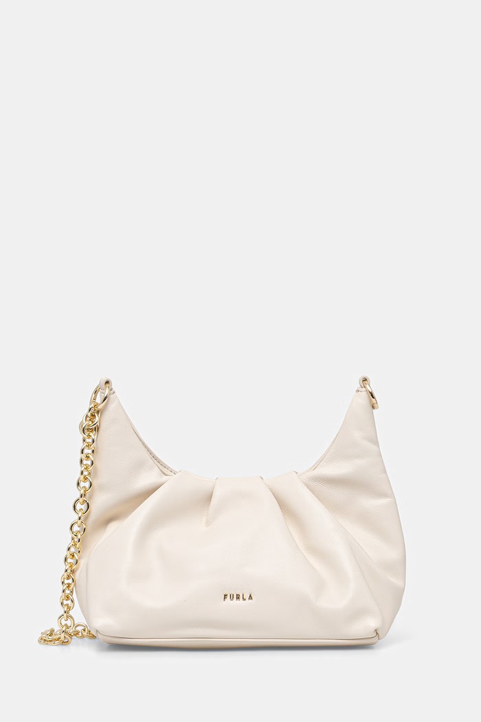 Furla dámska kožená crossbody kabelka Delia Mini Shoulder béžová WE00837.BX2269.PNN00