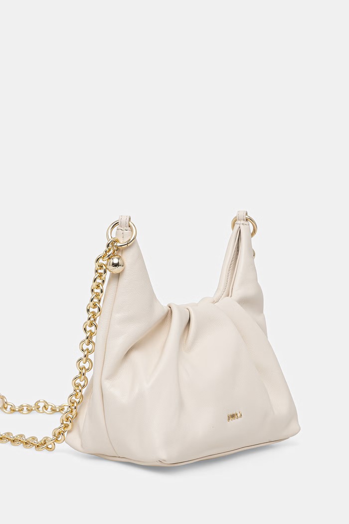 Furla dámska kožená crossbody kabelka Delia Mini Shoulder WE00837.BX2269.PNN00 béžová SS26