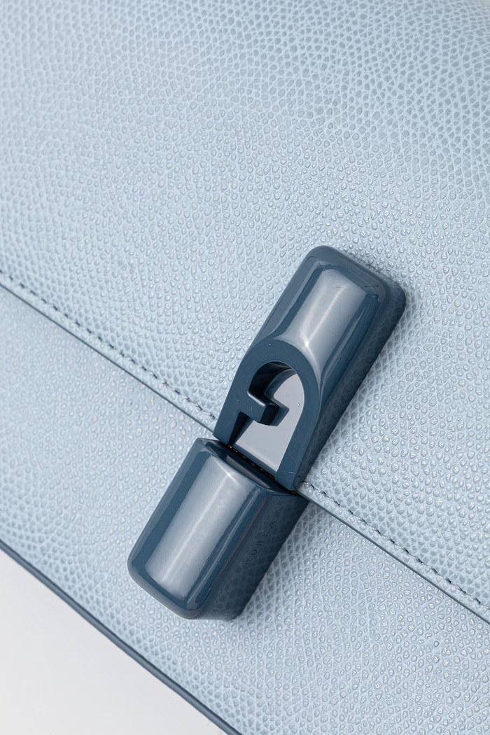 Furla torebka crossbody damska skórzana Iride S Crossbody niebieski WB01826.ARE000.CDZ00
