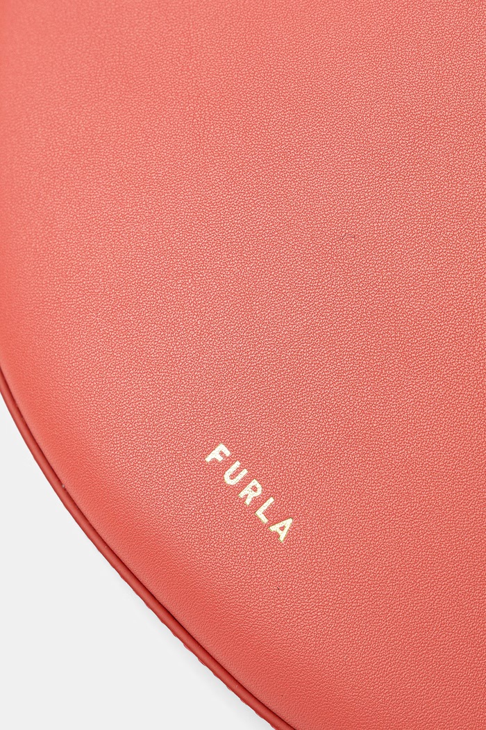 Doplnky Furla dámska kožená crossbody kabelka Moonstone M Shoulder Bag WB01868.BX3104.4477S oranžová