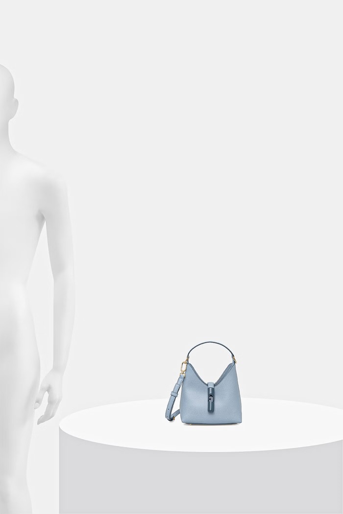 Furla geantă pentru femei, din piele Iride Mini Hobo WE00876.ARE000.CDZ00