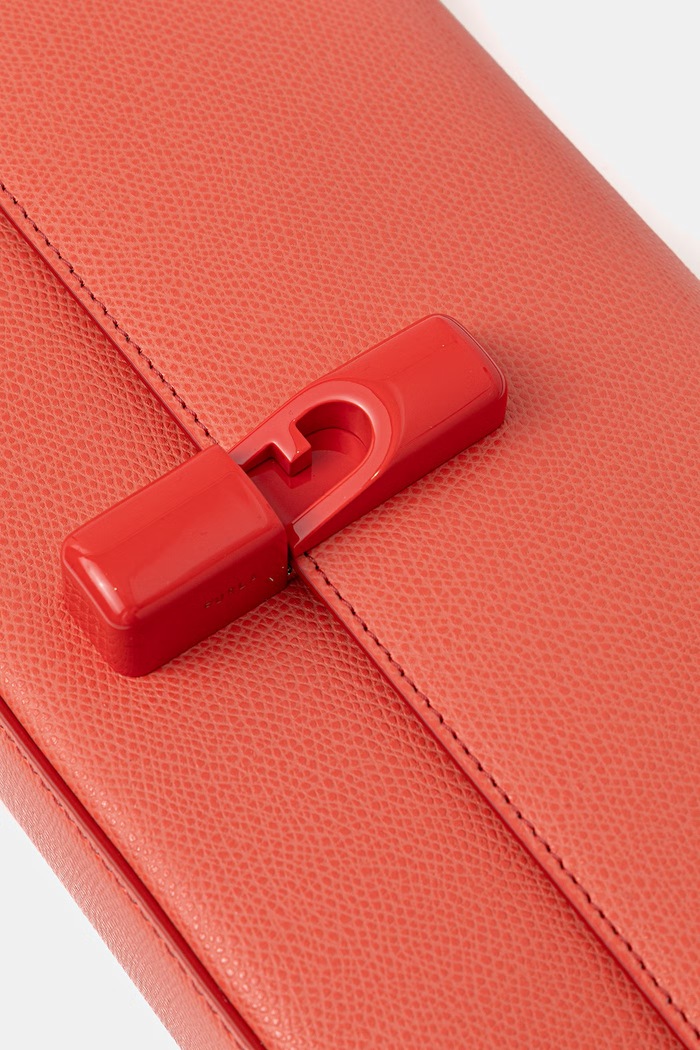 Furla crossbody torbica ženska usnjena Iride S Crossbody oranžna WB01826.ARE000.4477S