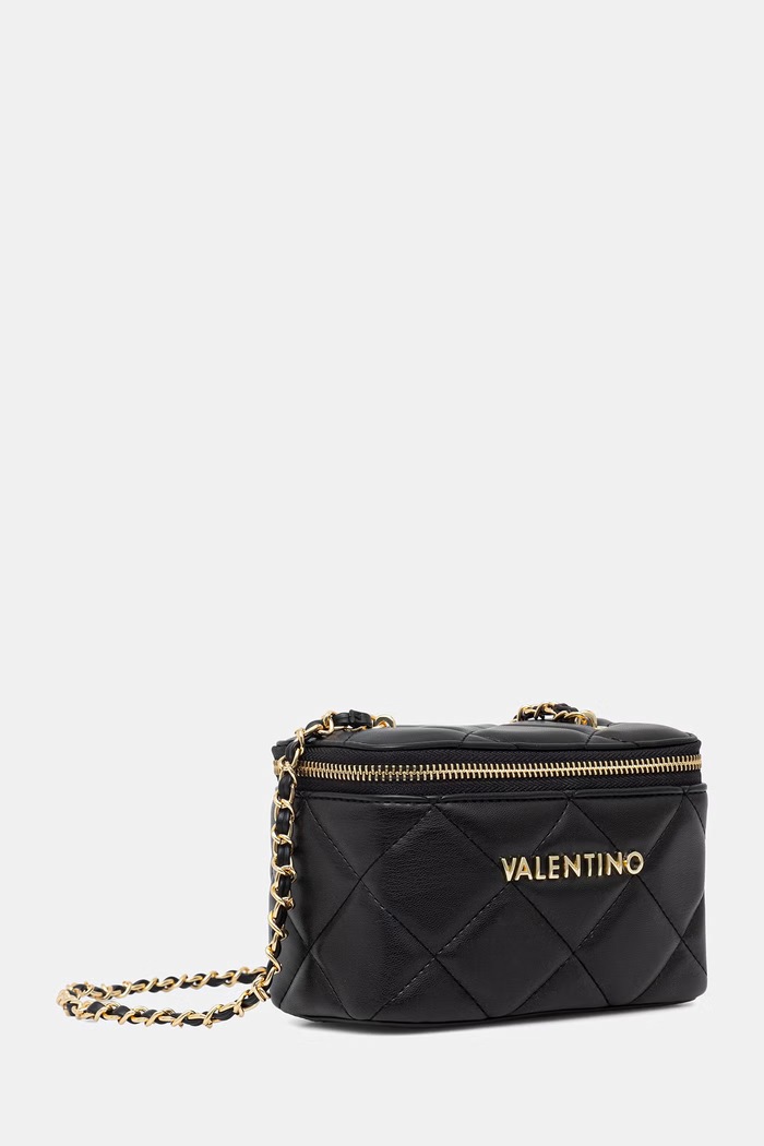 Valentino Bags torebka kuferek damska z imitacji skóry OCARINA VBS3KK42R czarny SS26
