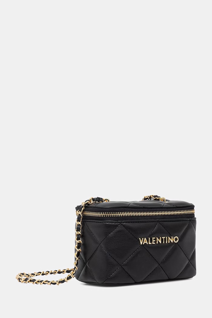 Valentino Bags torebka kuferek damska z imitacji skóry OCARINA VBS3KK42R czarny SS26