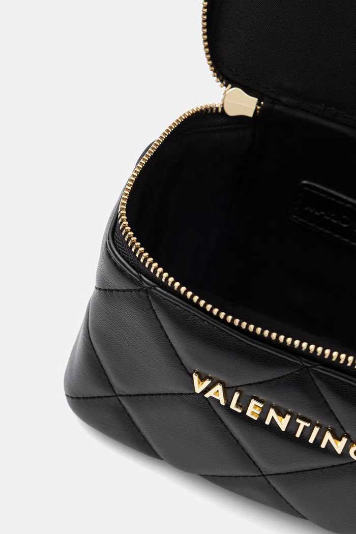Valentino Bags torebka kuferek damska z imitacji skóry OCARINA VBS3KK42R czarny