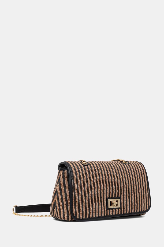 Valentino Bags crossbody kabelka dámska pletená SELENE VBS9PU09 hnedá SS26
