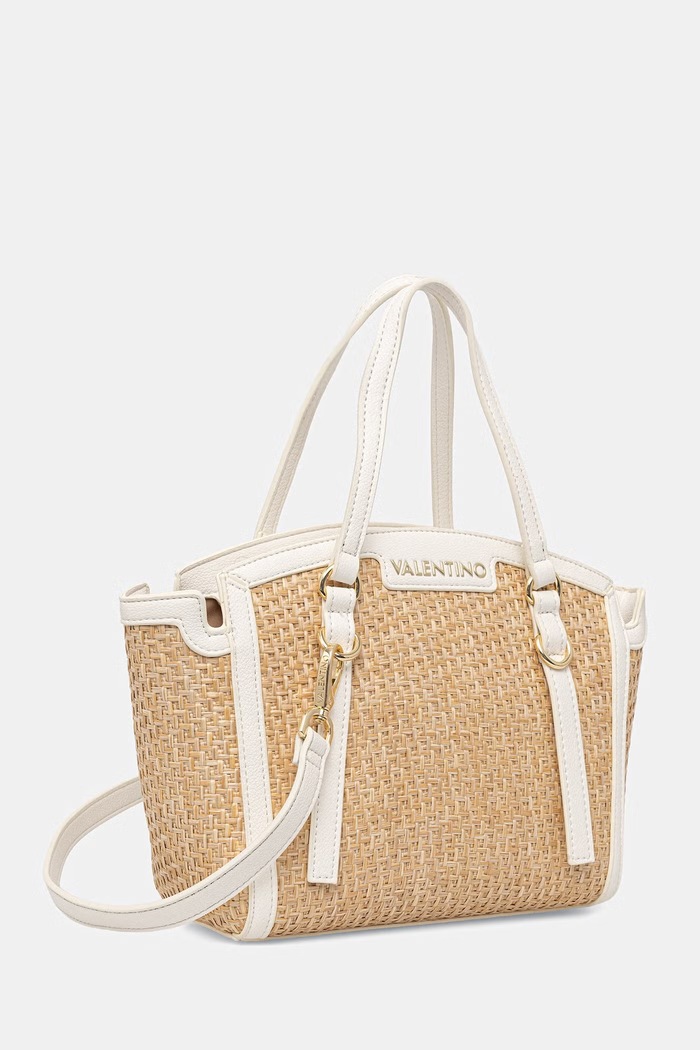 Valentino Bags torebka crossbody damska DEMETRA VBS9R904 beżowy SS26