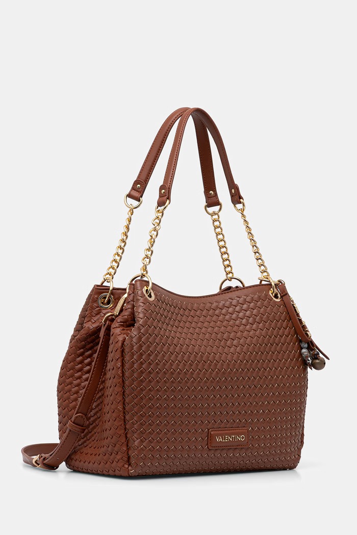 Valentino Bags дамска чанта от имитация на кожа GEA VBS9UC02 кафяв SS26