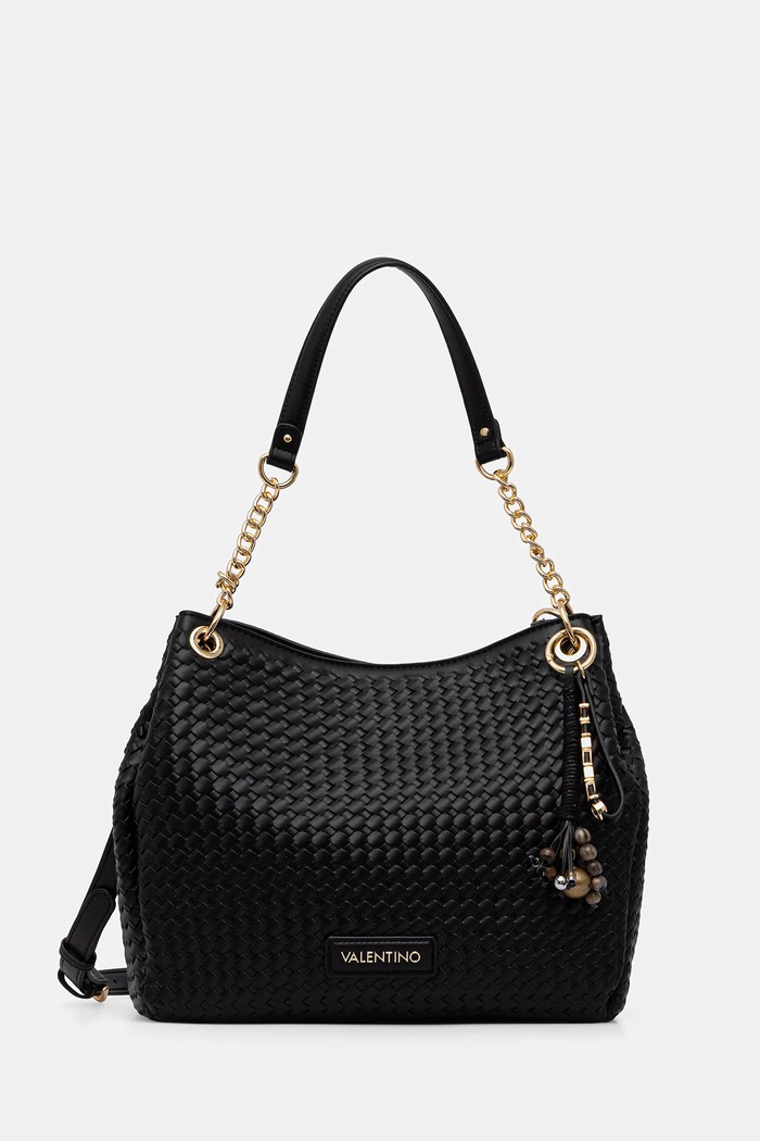 Valentino Bags чанта дамска от имитация на кожа GEA черен VBS9UC02