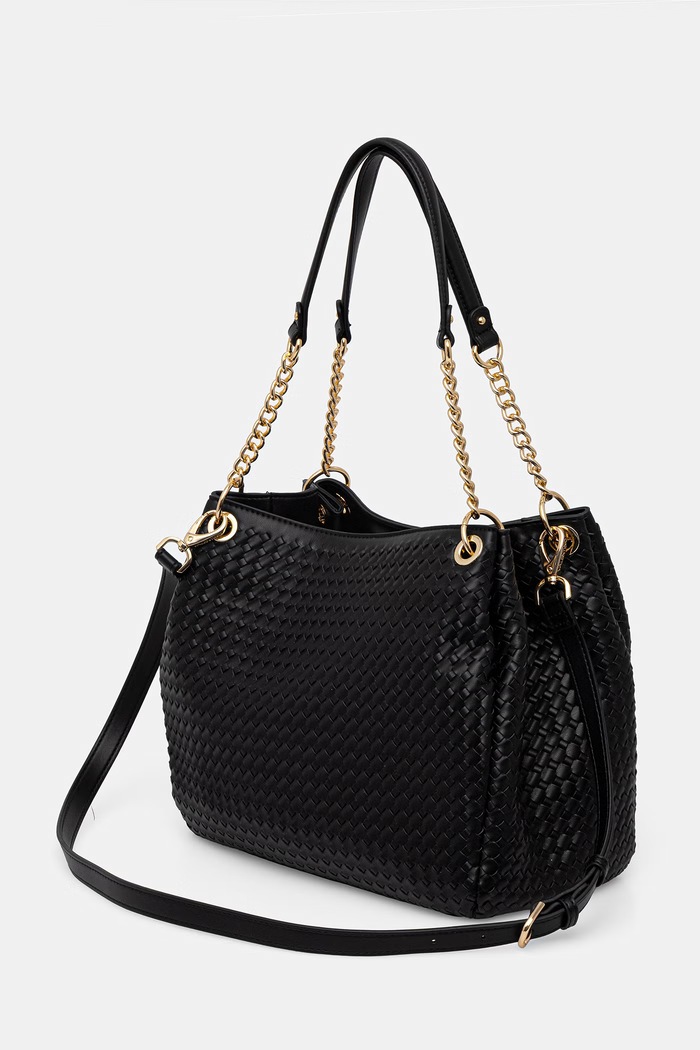 Аксесоари Valentino Bags чанта дамска от имитация на кожа GEA VBS9UC02 черен