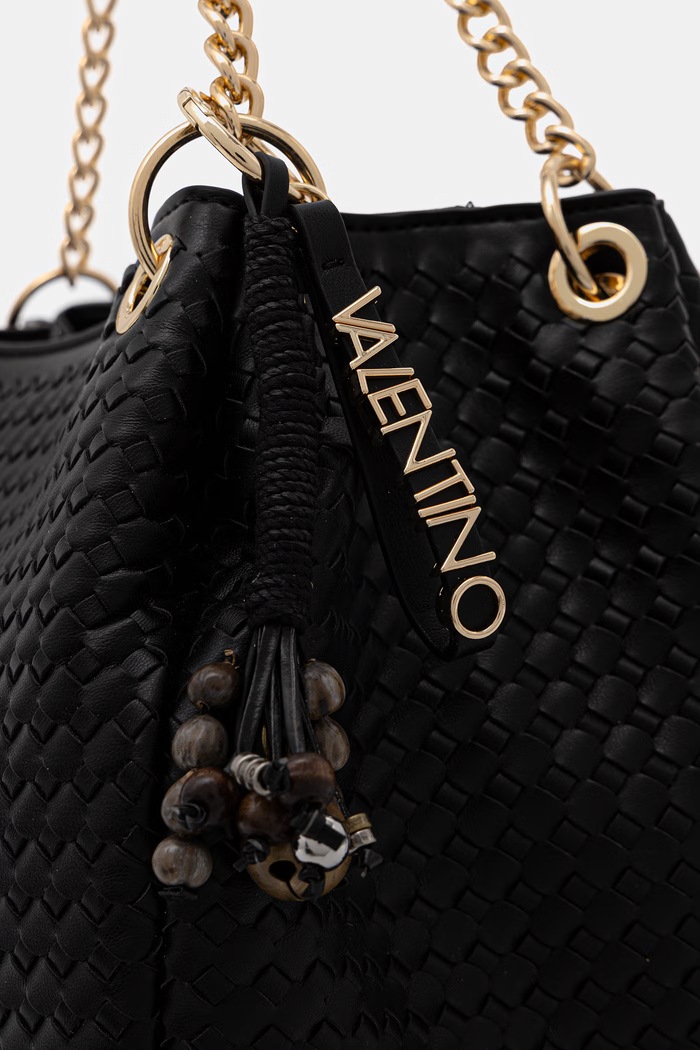 Valentino Bags чанта дамска от имитация на кожа GEA черен VBS9UC02