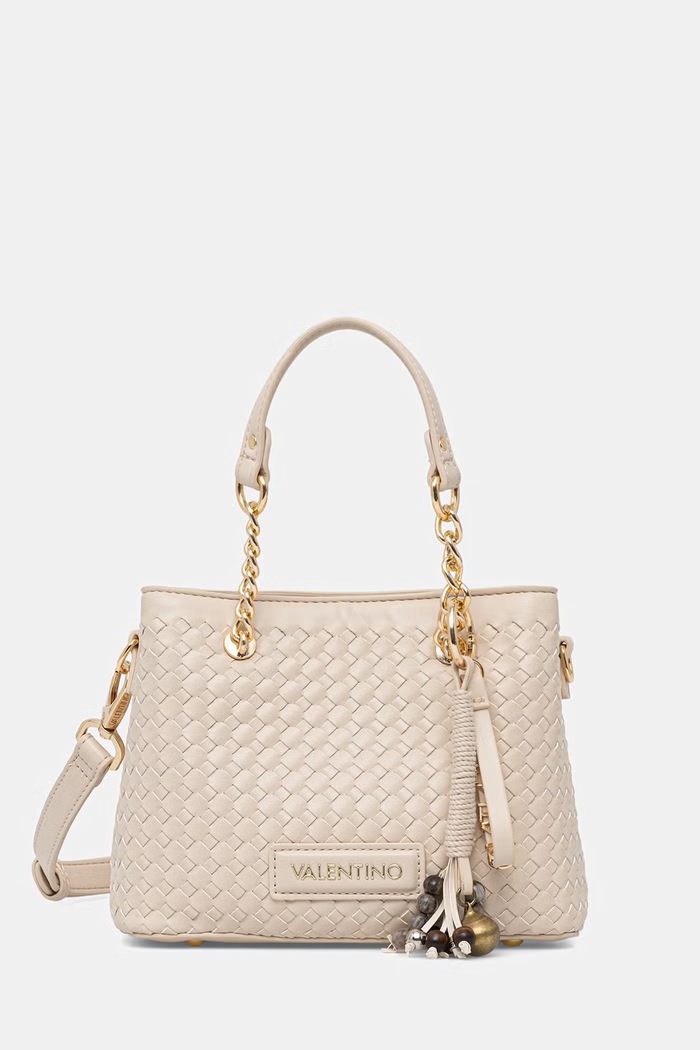 Valentino Bags taška dámská z imitace kůže GEA béžová VBS9UC06
