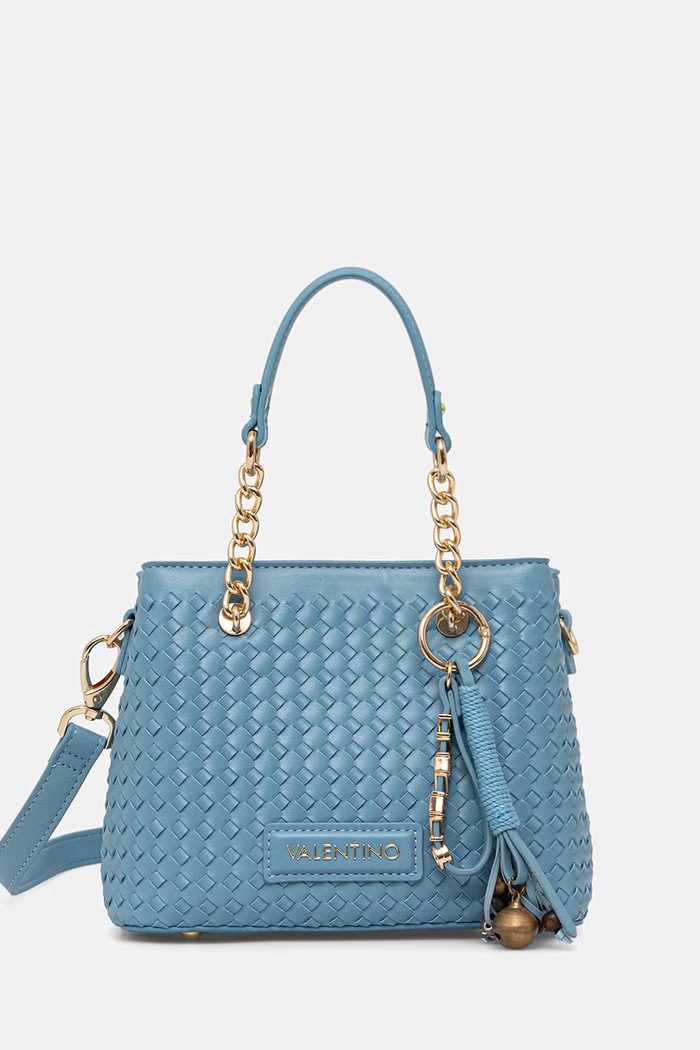 Valentino Bags taška dámská z imitace kůže GEA modrá VBS9UC06