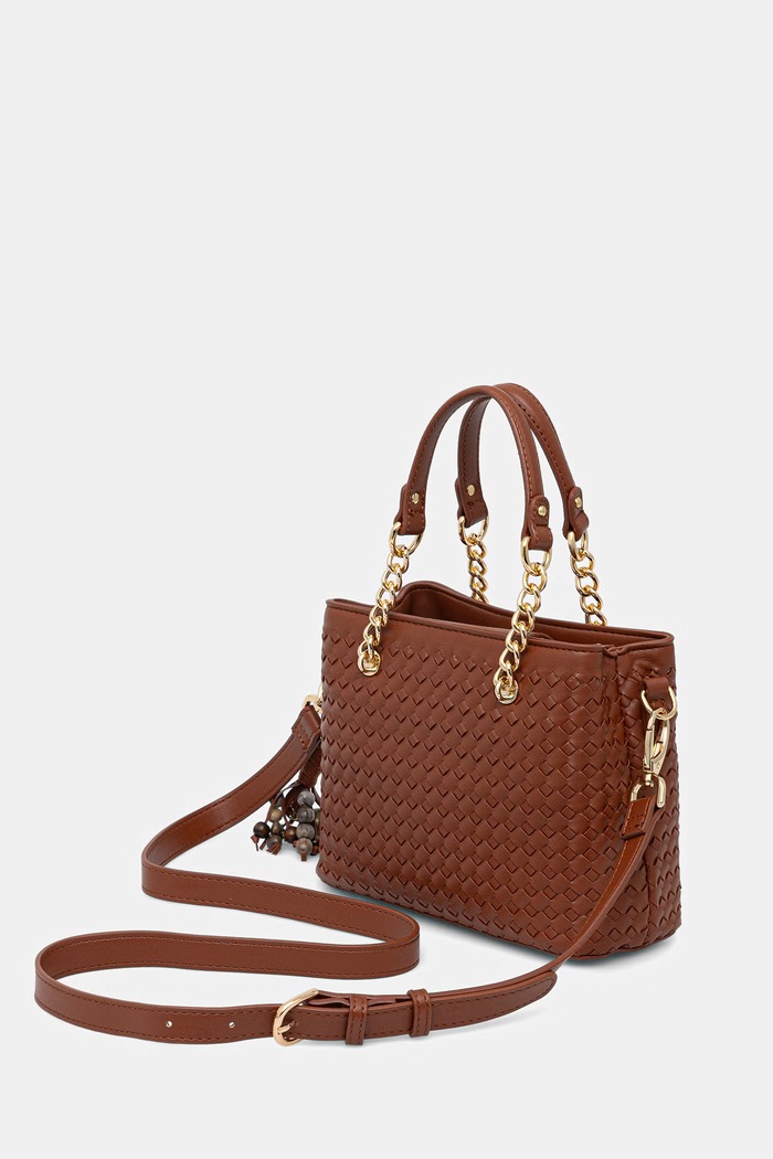 Doplňky Valentino Bags taška dámská z imitace kůže GEA VBS9UC06 hnědá