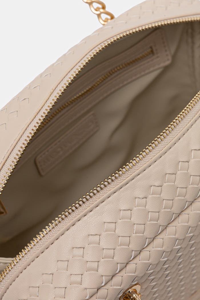 Valentino Bags чанта crossbody дамска от имитация на кожа GEA VBS9UC23 бежов