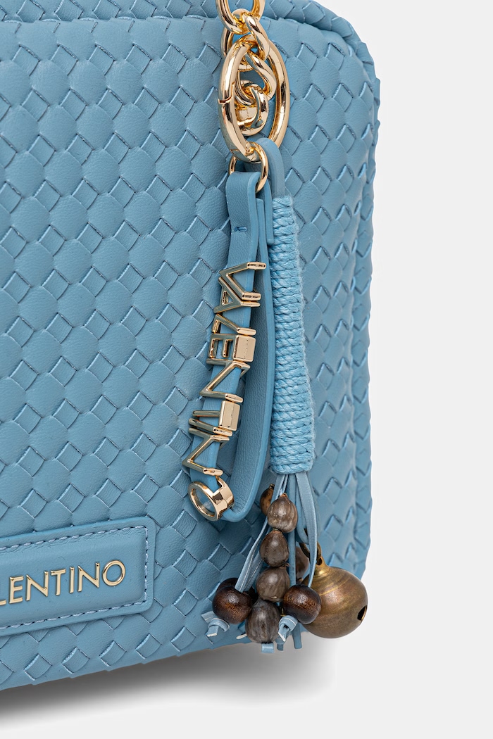 Valentino Bags чанта crossbody дамска от имитация на кожа GEA син VBS9UC23