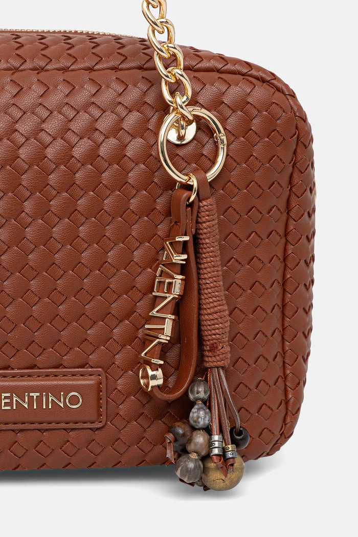 Valentino Bags чанта crossbody дамска от имитация на кожа GEA кафяв VBS9UC23