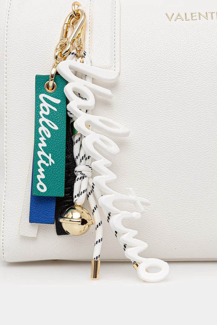 Valentino Bags шопинг чанта дамска от имитация на кожа RYTA RE бял VBS9UI01