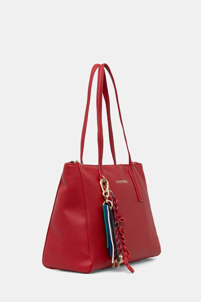 Valentino Bags шопинг чанта дамска от имитация на кожа RYTA RE VBS9UI01 червен SS26
