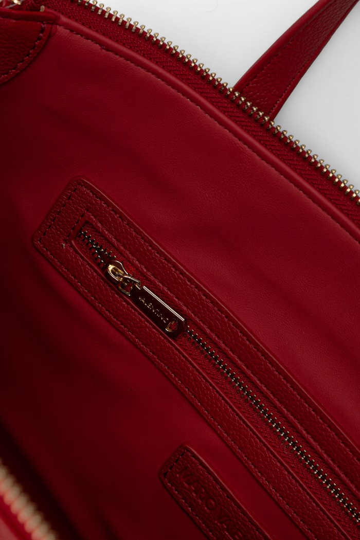 Valentino Bags шопинг чанта дамска от имитация на кожа RYTA RE VBS9UI01 червен