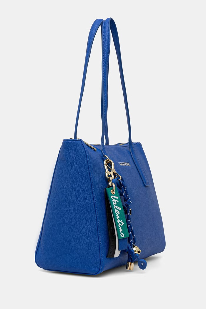 Valentino Bags шопинг чанта дамска от имитация на кожа RYTA RE VBS9UI01 син SS26