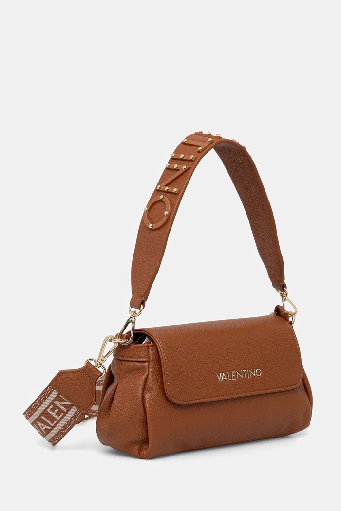 Valentino Bags listová kabelka dámska z imitácie kože DEA RE VBS9UM09 hnedá SS26