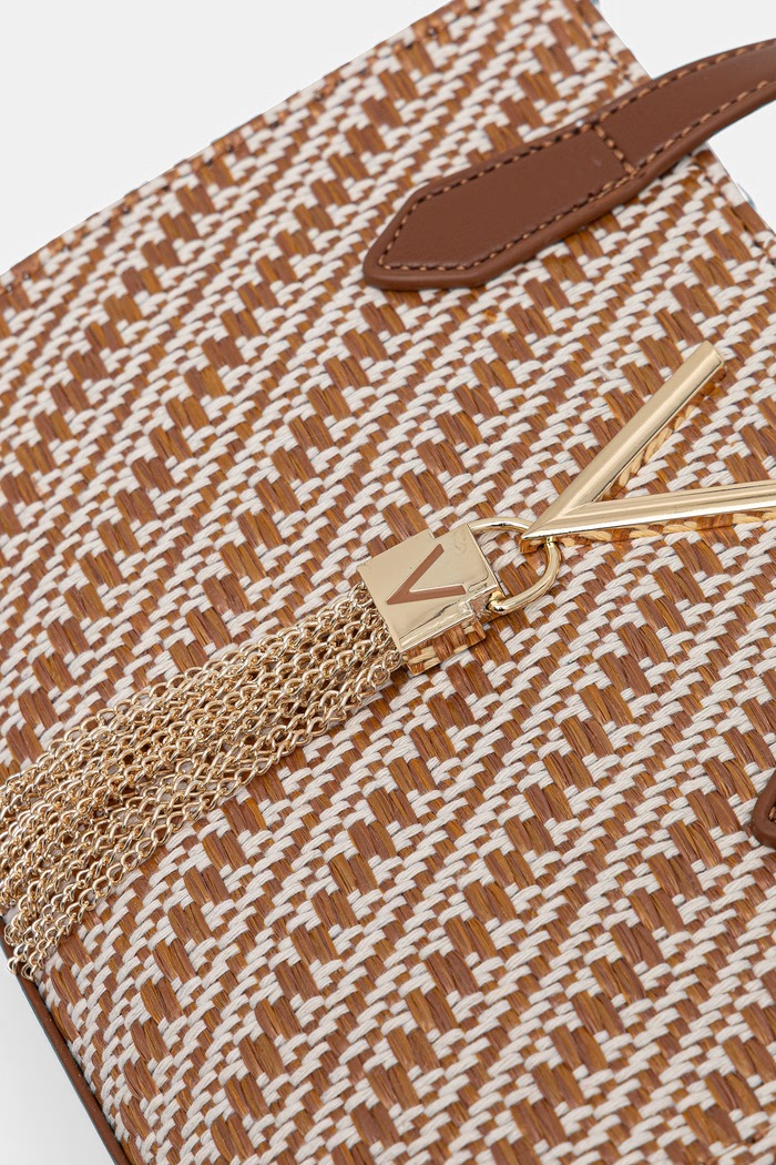 Valentino Bags torebka crossbody damska DIVINA SUMMER brązowy VBS9XI15S