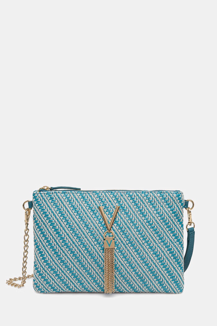 Valentino Bags geantă plic pentru femei DIVINA SUMMER albastru VBS9XI19S