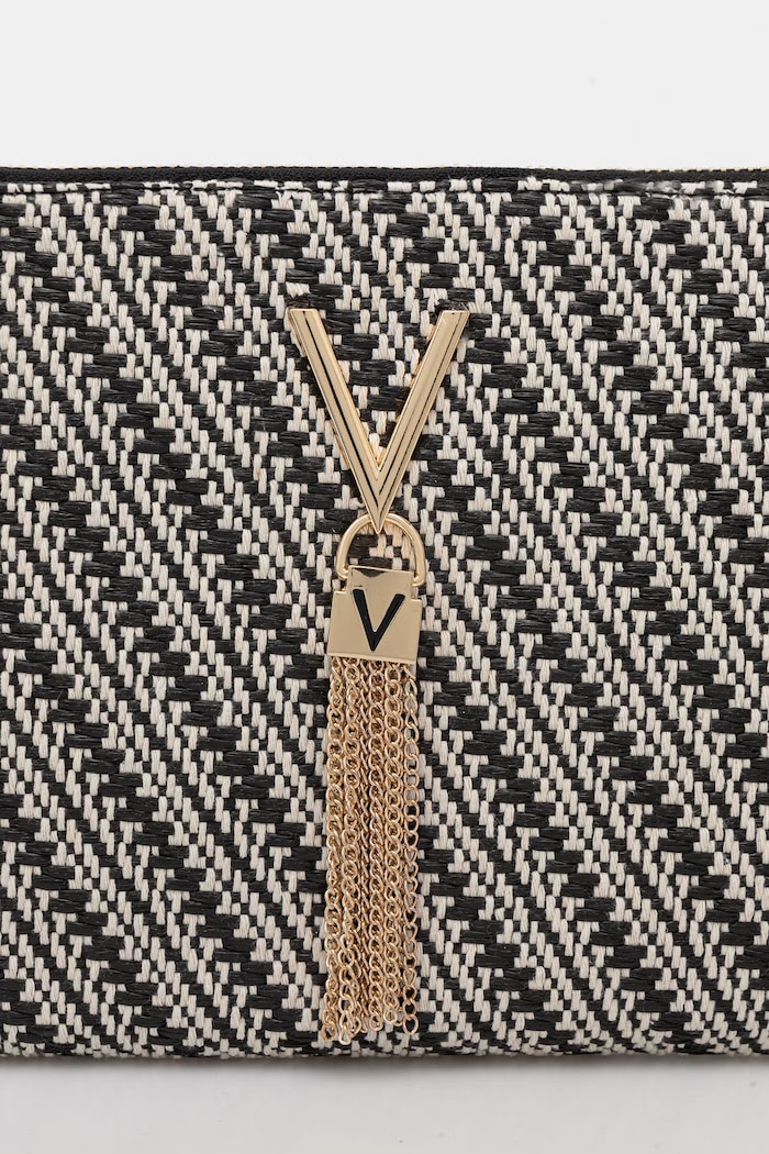 Valentino Bags geantă plic pentru femei DIVINA SUMMER negru VBS9XI19S