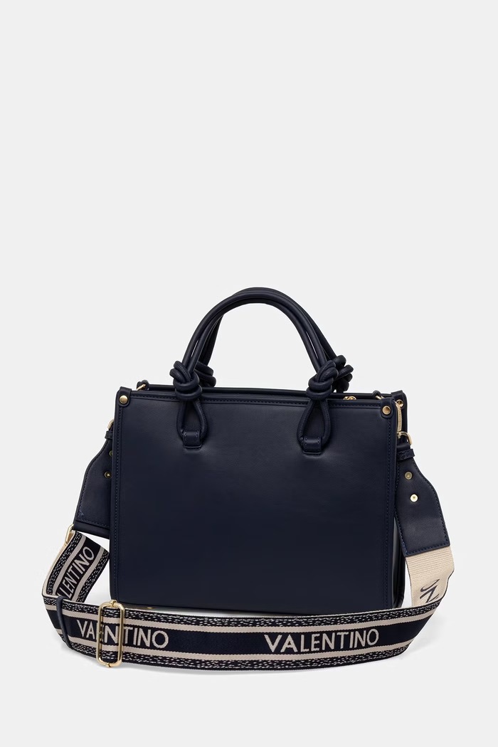 Akcesoria Valentino Bags torebka crossbody damska z imitacji skóry AELLA VBS9ZW04 granatowy
