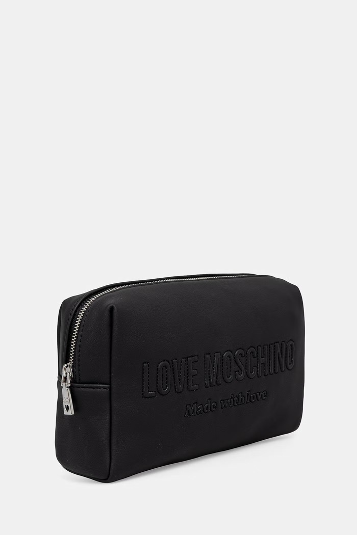 Love Moschino kozmetična torbica ženska JC5300PP0OLE0000 črna SS26