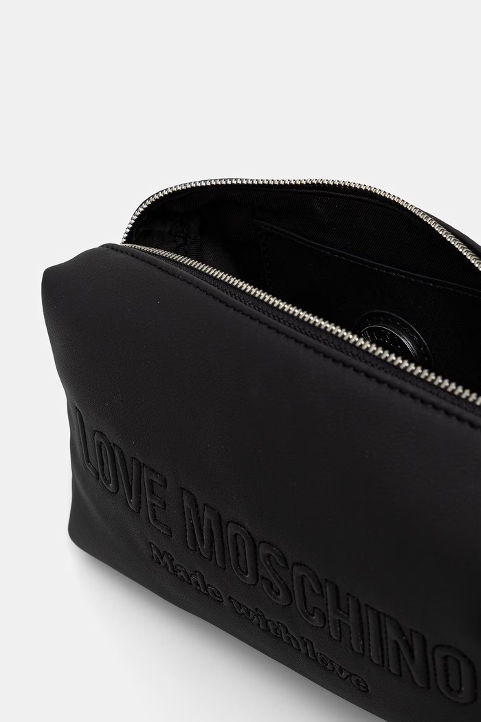 Love Moschino kozmetična torbica ženska JC5300PP0OLE0000 črna