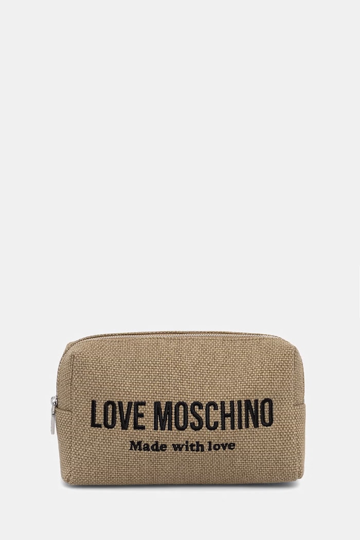 Love Moschino kozmetična torbica ženska bež JC5315PP0OKB190A