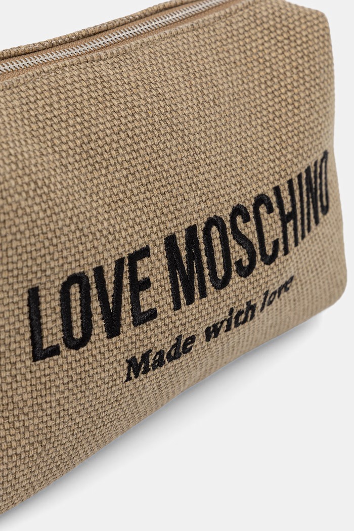 Love Moschino kozmetična torbica ženska bež JC5315PP0OKB190A