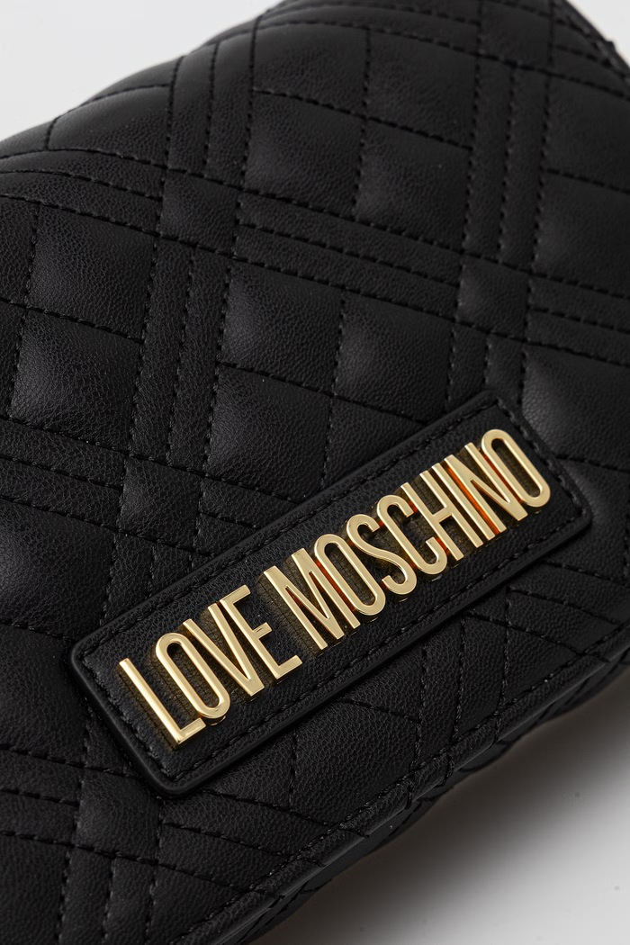 Love Moschino kabelka dámska z imitácie kože čierna JC4079PP0OLA0000