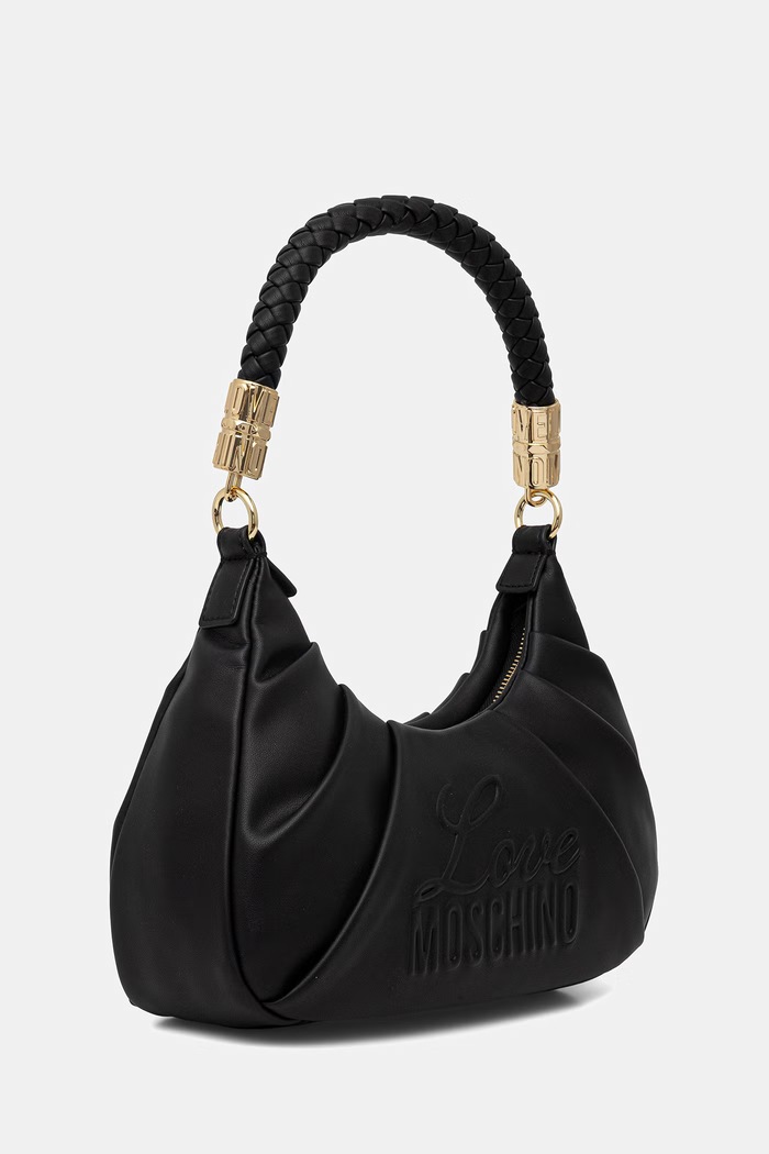 Love Moschino geantă pentru femei, cu imitație de piele JC4223PP0OKA0000 negru SS26