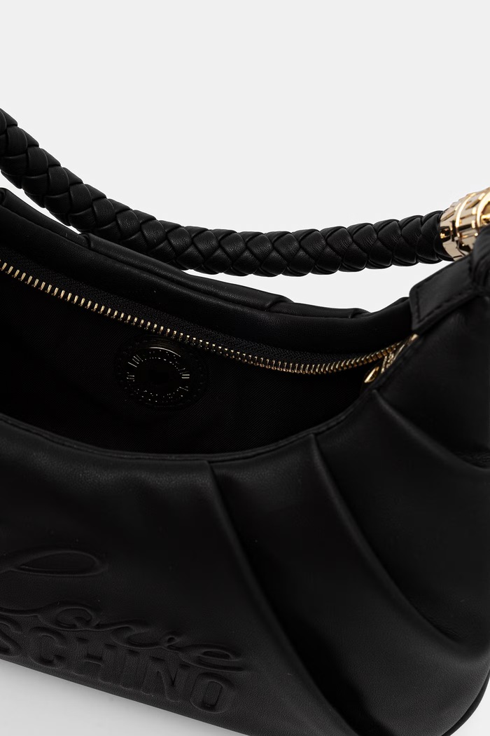 Love Moschino geantă pentru femei, cu imitație de piele JC4223PP0OKA0000 negru