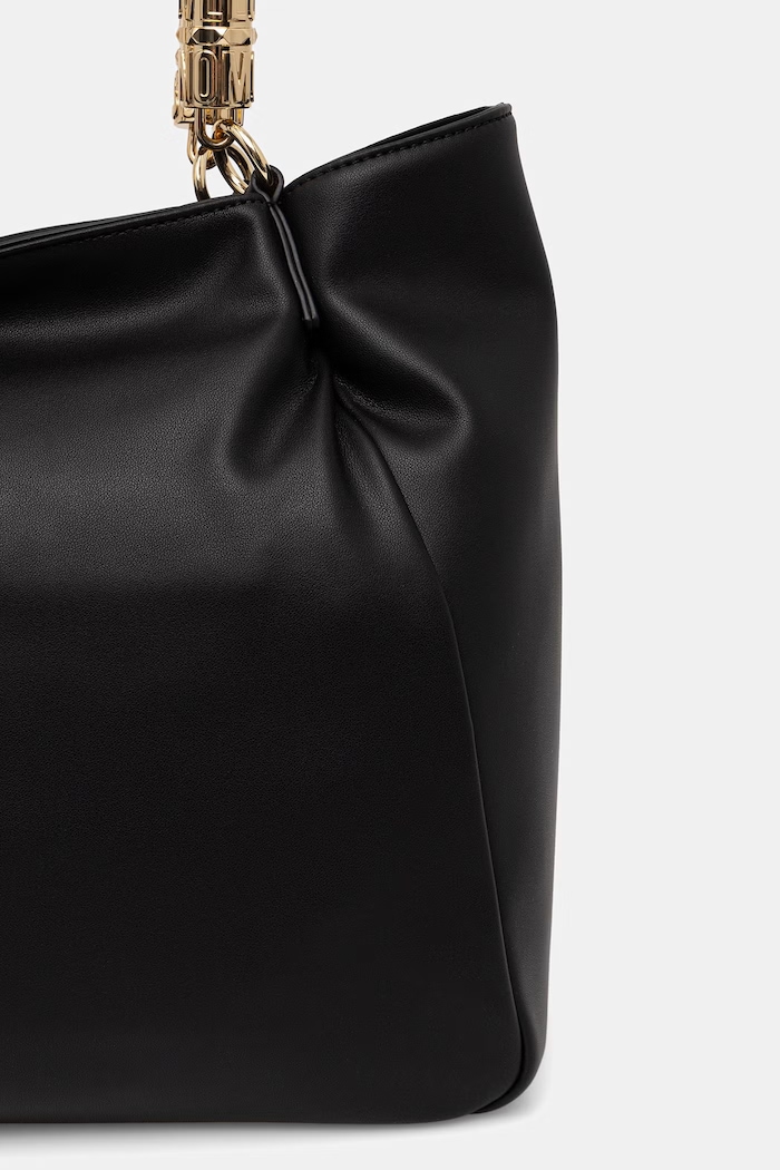 Accesorii Love Moschino geantă pentru femei, cu imitație de piele JC4225PP0OKA0000 negru
